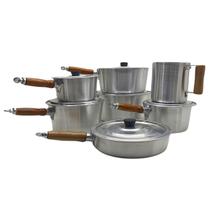 Conjunto Panelas- Frigideira- Canecão 7 Pçs Alumínio Grosso Conjunto Panelas- Frigideira- Canecão 7 Pçs Alumínio Grosso