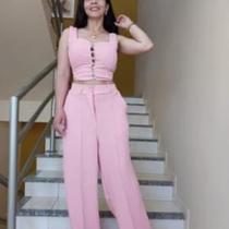 Conjunto pantalona blusinha Cropped Conjunto pantalona blusinha Cropped