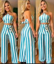 Conjunto Pantalona E Cropped