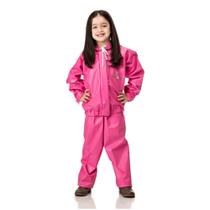 Conjunto Pantaneiro PVC Infantil Único - Rosa Pink