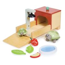 Conjunto para animais de estimação Tender Leaf Toys Tortoise com mamãe e bebê de 3 anos ou mais Conjunto para animais de estimação Tender Leaf Toys Tortoise com mamãe e bebê de 3 anos ou mais