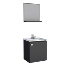 Conjunto Para Banheiro Aço Cacau 40 Cozimax Preto