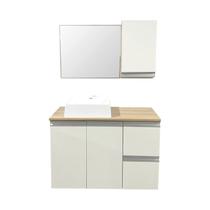 Conjunto para Banheiro com Cuba e Espelheira Prisma Conjunto para Banheiro com Cuba e Espelheira Prisma