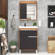 Conjunto para Banheiro com Cuba e Espelheira Soft Conjunto para Banheiro com Cuba e Espelheira Soft