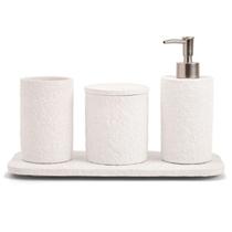 Conjunto para banheiro em cimento 4 peças decorativo Conjunto para banheiro em cimento 4 peças decorativo