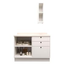 Conjunto para Banheiro Herval Viana, 2 Peças, Branco Ártico, 120 cm Conjunto para Banheiro Herval Viana, 2 Peças, Branco Ártico, 120 cm