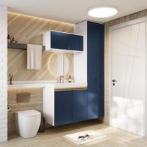 Conjunto Para Banheiro Kappesberg Celeste 3 Peças 130cm Conjunto Para Banheiro Kappesberg Celeste 3 Peças 130cm