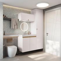 Conjunto Para Banheiro Kappesberg Celeste 3 Peças Branco