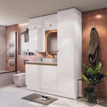 Conjunto Para Banheiro Kappesberg Celeste 6 Peças Branco