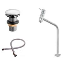 Conjunto para banheiro- lavatorio cromado com 3pçs Conjunto para banheiro- lavatorio cromado com 3pçs