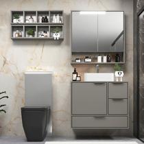 Conjunto para Banheiro Modulado 803 80cm 100% Mdf Bp Prime Yescasa Conjunto para Banheiro Modulado 803 80cm 100% Mdf Bp Prime Yescasa