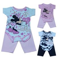Conjunto Para Bebê Body Bory + Calça Estampa da Minnie Várias Cores REF S202 Conjunto Para Bebê Body Bory + Calça Estampa da Minnie Várias Cores REF S202