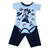 Conjunto Para Bebê Body Bory Com Estampa da Minnie + Calça Preta REF S204E Conjunto Para Bebê Body Bory Com Estampa da Minnie + Calça Preta REF S204E