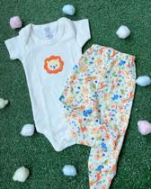 Conjunto para bebe Body + Mijão Leãozinho ( tam M ) - Markha Baby