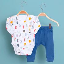 Conjunto para Bebê com Body e Calça Alfabeto Conjunto para Bebê com Body e Calça Alfabeto