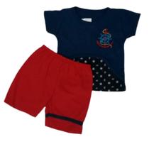 Conjunto para bebê menino calor verão