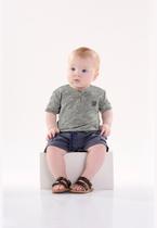 Conjunto para Bebê Menino com Bata e Bermuda Up Baby