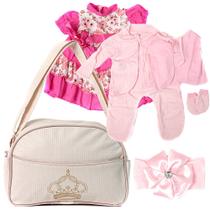 Conjunto para Bebê Reborn com Roupinha e Bolsa Maternidade Bege Conjunto para Bebê Reborn com Roupinha e Bolsa Maternidade Bege