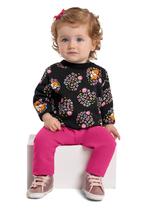 Conjunto para Bebês com Blusão e Calça em Moletom Bee Loop