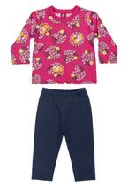 Conjunto para Bebês com Blusão e Calça em Moletom Bee Loop
