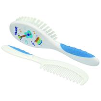 Conjunto para Bebês Escova e Pente Azul - Kuka Conjunto para Bebês Escova e Pente Azul - Kuka