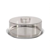 Conjunto para Bolo 2 Pçs Prato Inox com Tampa Boleira Bergen Premium Brinox Ref.1415/210 Conjunto para Bolo 2 Pçs Prato Inox com Tampa Boleira Bergen Premium Brinox Ref.1415/210