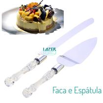 Conjunto Para Bolo Faca Espatula - UNIHOME