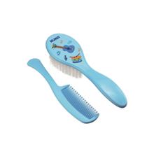 Conjunto Para Cabelo Escova E Pente Kuka Azul Conjunto Para Cabelo Escova E Pente Kuka Azul