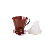 Conjunto Para Café Com Filtro E Suporte Adaptador 13X12Cm Conjunto Para Café Com Filtro E Suporte Adaptador 13X12Cm