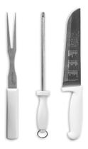 Conjunto para Churrasco Faca Garfo Chaira Hauskraft Conjunto para Churrasco Faca Garfo Chaira Hauskraft