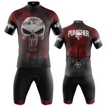 Conjunto Para Ciclista Bermuda e Camisa Masculino Ciclismo MTB Justiceiro - Pro Tour