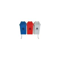 Conjunto Para Coleta Seletiva 60l Com 3 Lixeiras Conjunto Para Coleta Seletiva 60l Com 3 Lixeiras
