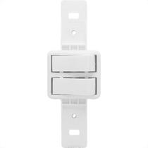 Conjunto Para Condulete Dicompel Monaco Branco 2 Simples - Dc-7100/10