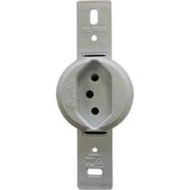 Conjunto Para Condulete Perlex Tomada 2 Polos +Terra 10A Redondo Branco 5511Br Conjunto Para Condulete Perlex Tomada 2 Polos +Terra 10A Redondo Branco 5511Br