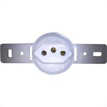Conjunto Para Condulete Perlex Tomada 2 Polos +Terra 20A Redondo Branco 5515Br Conjunto Para Condulete Perlex Tomada 2 Polos +Terra 20A Redondo Branco 5515Br