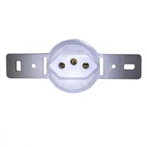 Conjunto Para Condulete Perlex Tomada 2 Polos +Terra 20A Redondo Branco 5515Br Conjunto Para Condulete Perlex Tomada 2 Polos +Terra 20A Redondo Branco 5515Br