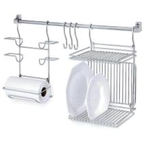 Conjunto Para Cozinha Duplo Kit 03 Cromado 267-9 - Passerini Conjunto Para Cozinha Duplo Kit 03 Cromado 267-9 - Passerini