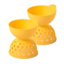 Conjunto para Cozinhar Ovos OXO Good Grips Silicone 2 Peças Amarelo
