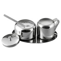 Conjunto para creme e açúcar Cuisinox em aço inoxidável, 5 peças