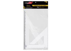 Conjunto Para Desenho Max Premium Esquadro 2Pcs 26Cm Conjunto Para Desenho Max Premium Esquadro 2Pcs 26Cm