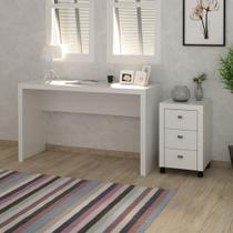 Conjunto para Escritório 2 peças Branco Tecnomobili