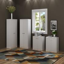 Conjunto para Escritório 4 peças Branco Tecnomobili