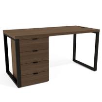 Conjunto para Escritório com Mesa Diretor Munique 150 Cm e Gaveteiro Kapesberg Conjunto para Escritório com Mesa Diretor Munique 150 Cm e Gaveteiro Kapesberg