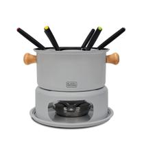Conjunto Para Fondue 10 Peças Eleganza, Black Decker Com Base e Garfos Inox Conjunto Para Fondue 10 Peças Eleganza, Black Decker Com Base e Garfos Inox