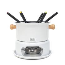 Conjunto Para Fondue 10 Peças Eleganza, Black Decker Com Base e Garfos Inox Conjunto Para Fondue 10 Peças Eleganza, Black Decker Com Base e Garfos Inox