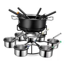 Conjunto Para Fondue 22 Peças Potes Inox - Gici Casa