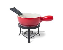 Conjunto para Fondue 8 Peças Vermelho Brinox Conjunto para Fondue 8 Peças Vermelho Brinox