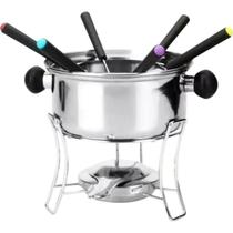Conjunto Para Fondue Aço Inox 10 Peças Casita