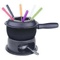Conjunto para Fondue Brinox com 11 Peças Preto
