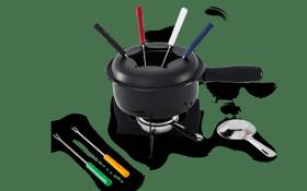 Conjunto Para Fondue Brinox Fondue & Petiscos 10 Peças Aço Inox Preto Conjunto Para Fondue Brinox Fondue & Petiscos 10 Peças Aço Inox Preto